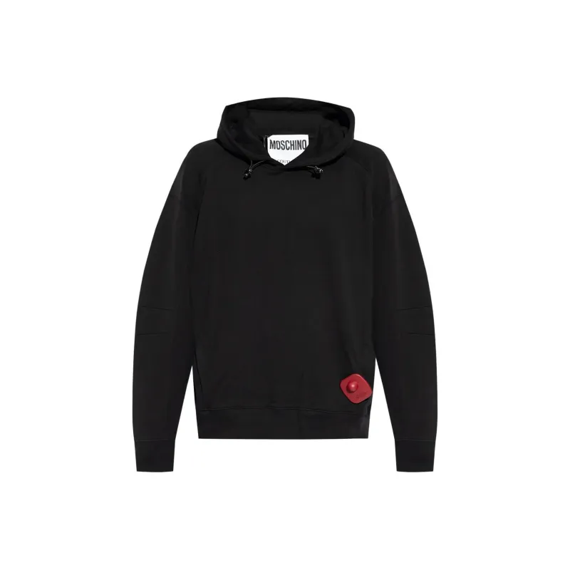 MOSCHINO Security tag Cotton Hoodie-0