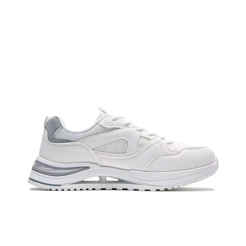 WARRIOR Ride The Wind And Waves Series Casual Shoes Men Low Top White Gray-1