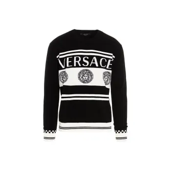 VERSACE Sweaters Men Black