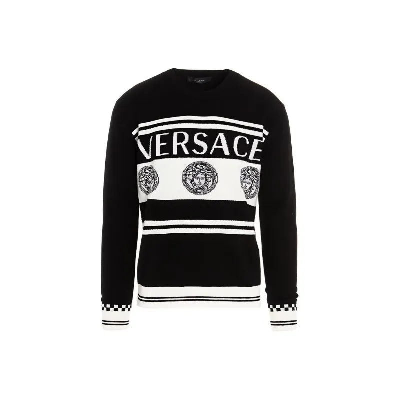 VERSACE Sweaters Men Black-0