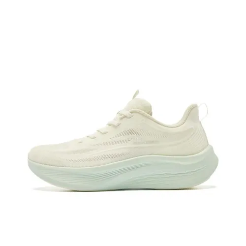 QIAODAN Q LITE 6.0 Anti Slip Wear Resistant Low Top Casual Sprint Running Shoes Women's Beige Green