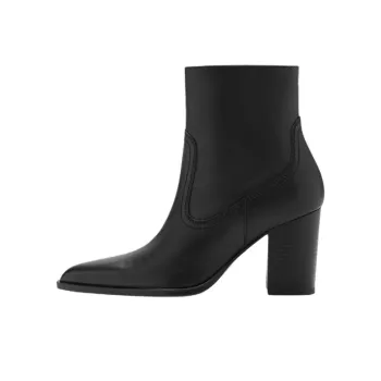 MANGO Ankle Boots 8cm Women's Black