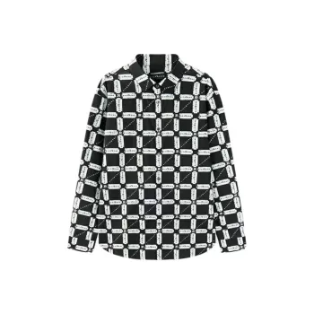 JOHN RICHMOND Shirt Men's Black Plaid