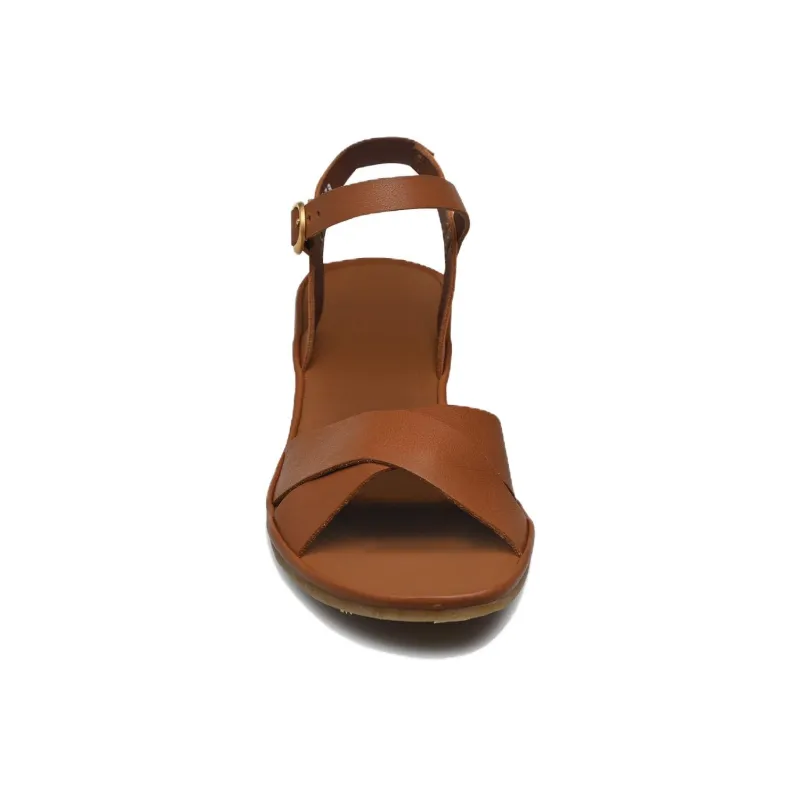 El Naturalista One Strap Sandals Women's Brown-3