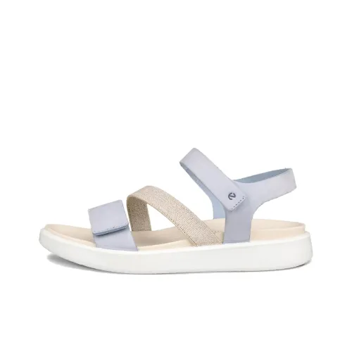 Ecco Flowt One Strap Sandals Women's Blue