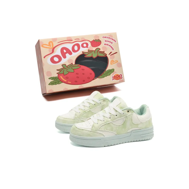 OAOQ Slip Resistant, Abrasion Resistant, Lightweight, Breathable, Height Increasing Low Top Skateboard Shoes Unisex-1