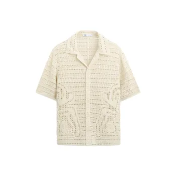 ZARA Shirts Men Frosted White