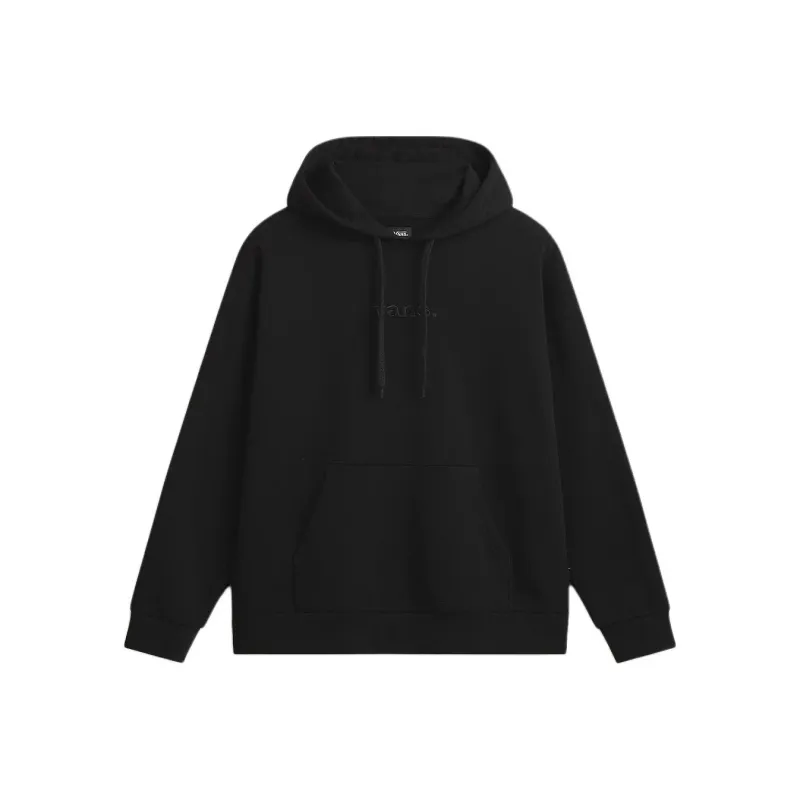 Vans ESSENTIAL RELAXED PULLOVER HOODIE Sweatshirt Men's Black-0