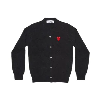 CDG Play Sweaters Men Gray