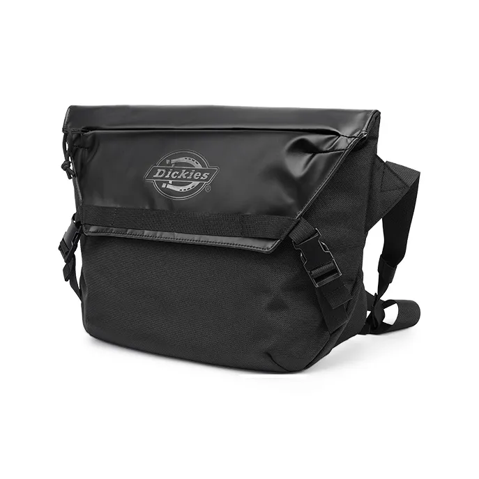 Dickies Polyester Crossbody Bag, Shoulder Bag, Messenger Bag Men's Classic Black-1