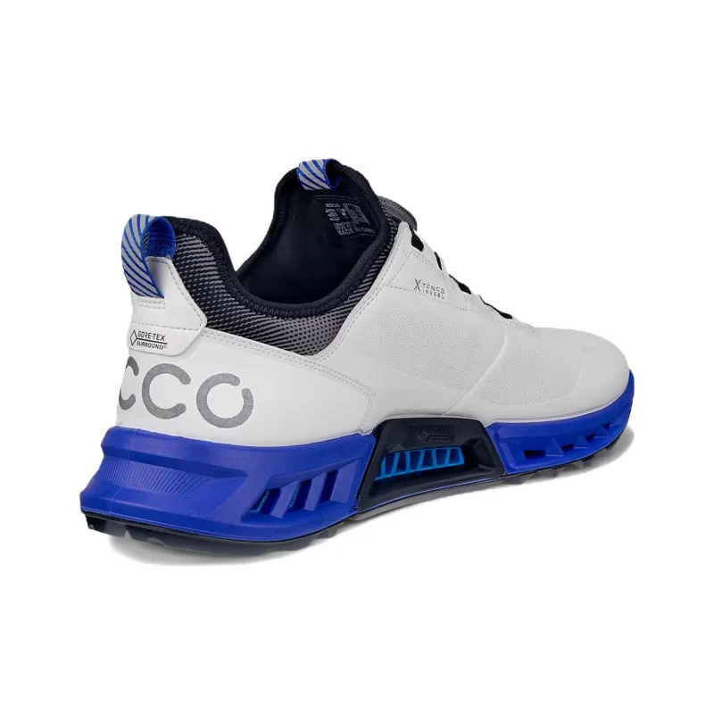 Ecco Biom C4 Abrasion Resistant Low Top Golf Shoes Men's White-2