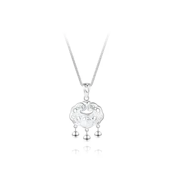 UZIID S999 Fine Silver Necklaces Women's