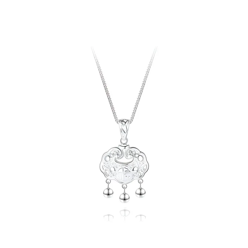 UZIID S999 Fine Silver Necklaces Women's-0
