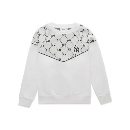 MLB New York Yankees Dia Monogram Sweatshirt Unisex Cream White