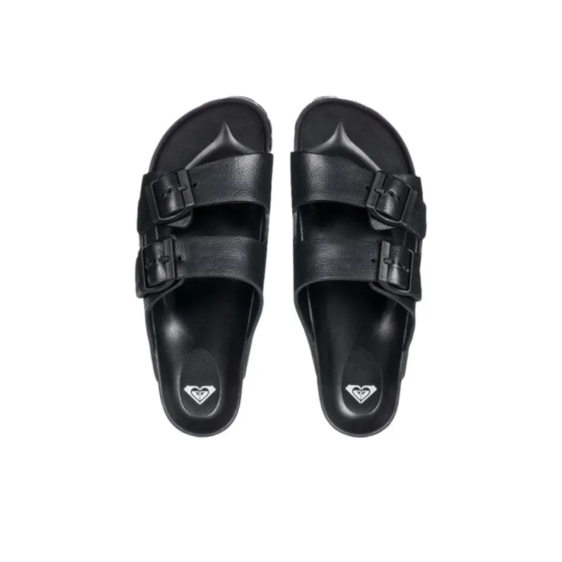 ROXY EVA Abrasion Resistant Slide Slippers Women's Black-2