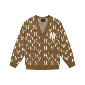 MLB Mlb Old Flower Sweater Unisex Beige