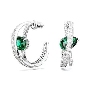Swarovski Hyperbola Pierced Hoop Earrings