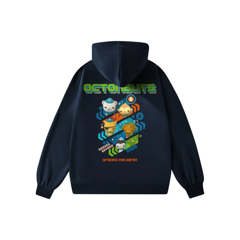 Small Columns Under The Sea Hoodie Unisex-2