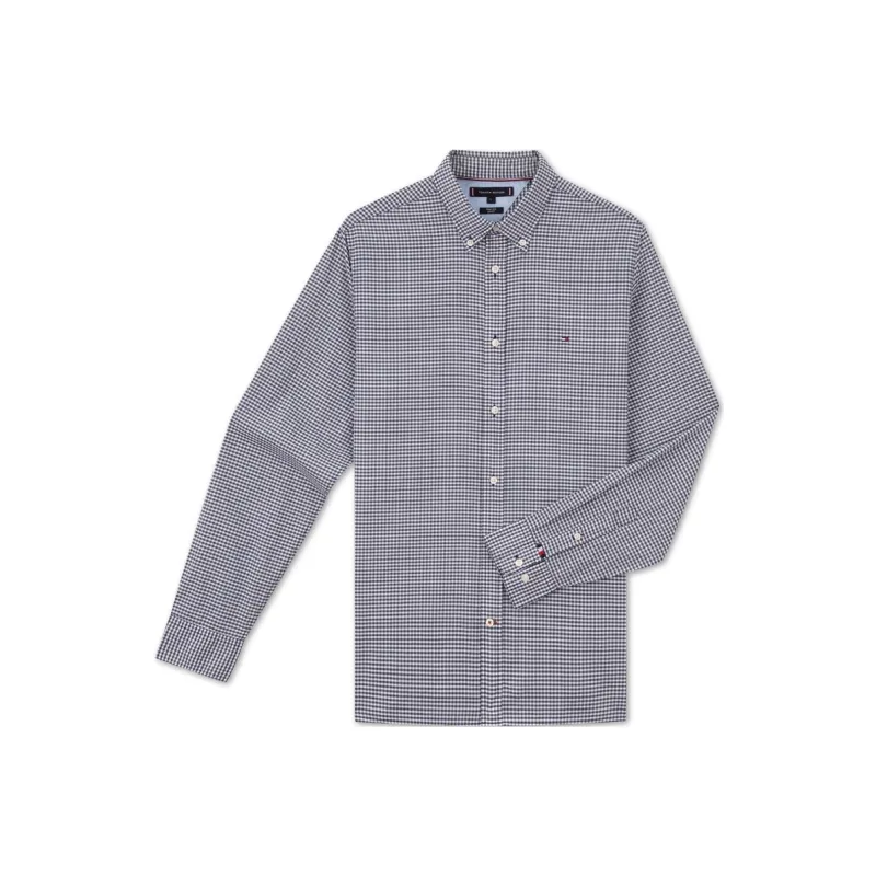 Tommy Hilfiger Shirt Men's Blue Plaid-0