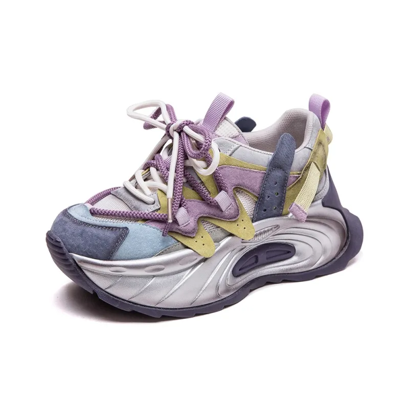 MATA Breathable Low Top Chunky Sneakers Women's-5