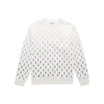 MLB Boston Red Sox Monogram Sweatshirt Unisex Cream