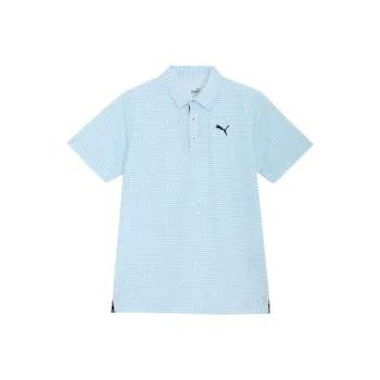 PUMA Golf Polo Shirts Men Blue