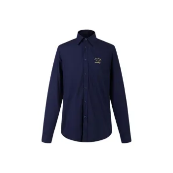 Paul & Shark Yachting Shirt Men's Navy Blue