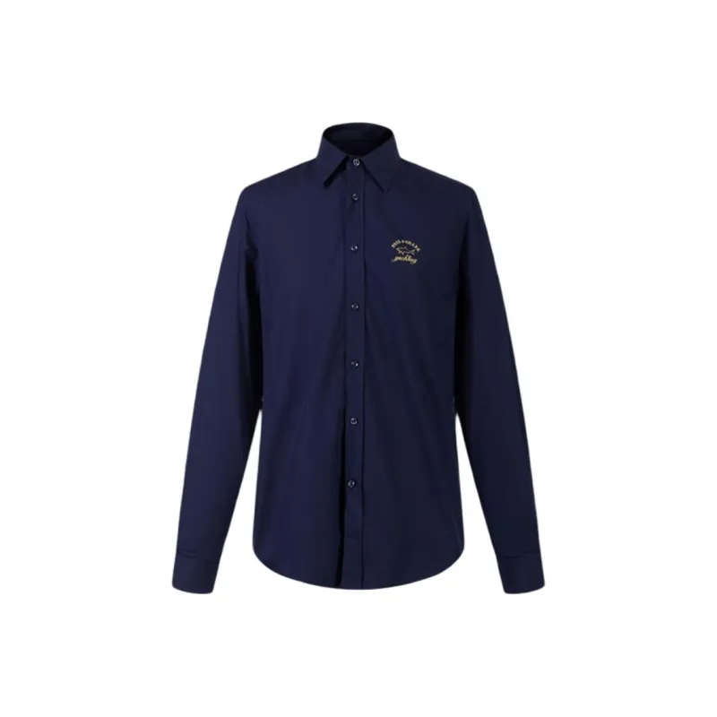 Paul & Shark Yachting Shirt Men's Navy Blue-0