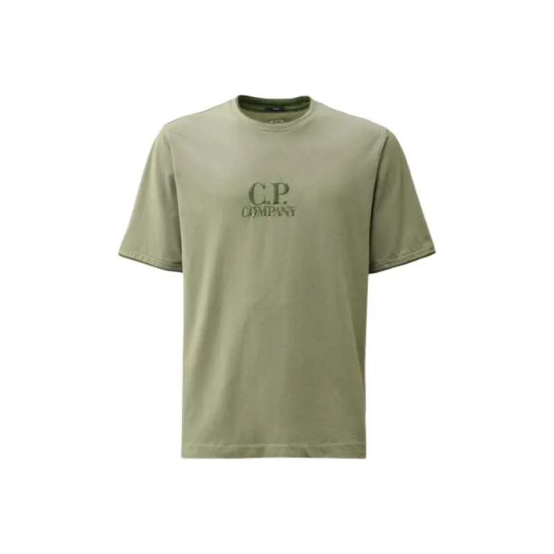 C.P.Company FW24 T Shirt Men's Duck Green-0
