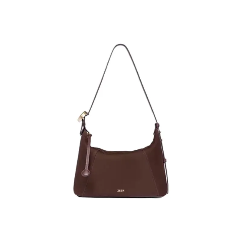 ZESH Vegetable Tanned Cow Leather Lunch Bag, Handbag, Shoulder Bag Medium Size Women's Multicolor-8