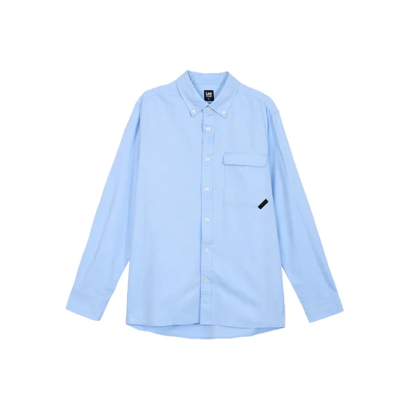 Lee Shirts Men Oxford Blue-0