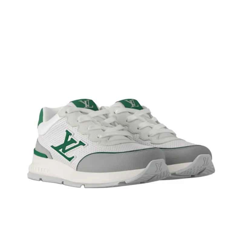 LOUIS VUITTON Classic Low Top Casual Shoes Men's White-2