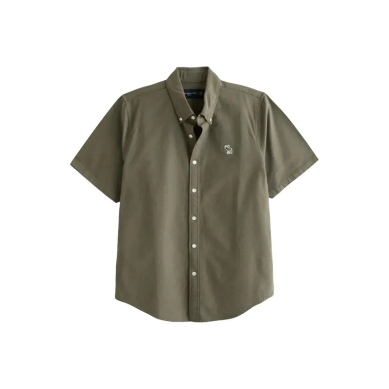 Abercrombie＆Fitch Shirt Men's Army Green-0
