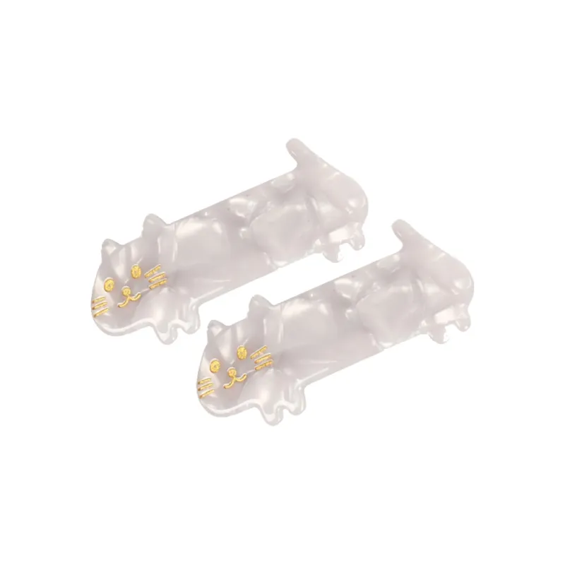 JIANYINGSHU Acrylic Hair Clips Women's-7