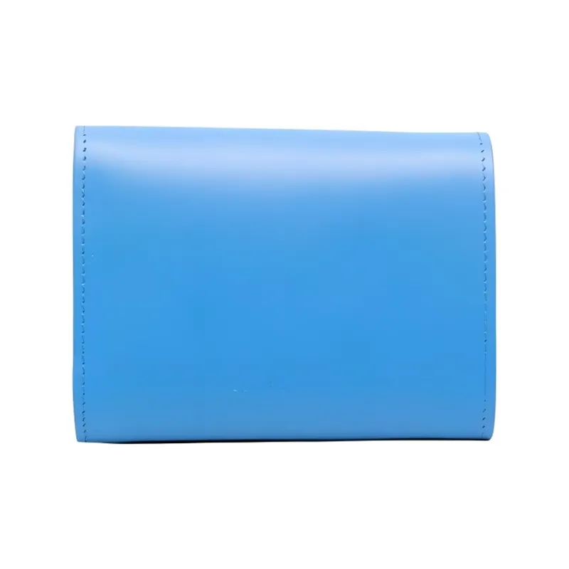 LONGCHAMP BOX-TROT Calfskin Wallet Women's Blue-1