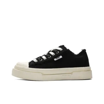 ZONEJOY Anti Slip And Wear Resistant Height Increasing Low Top Skateboard Shoes Unisex Black