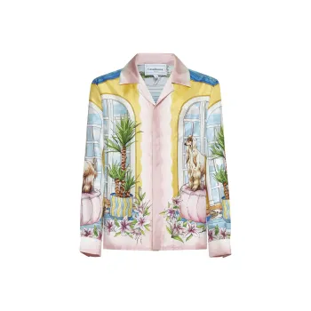 CASABLANCA Apartment In The Air Relaxed Fit Shirt