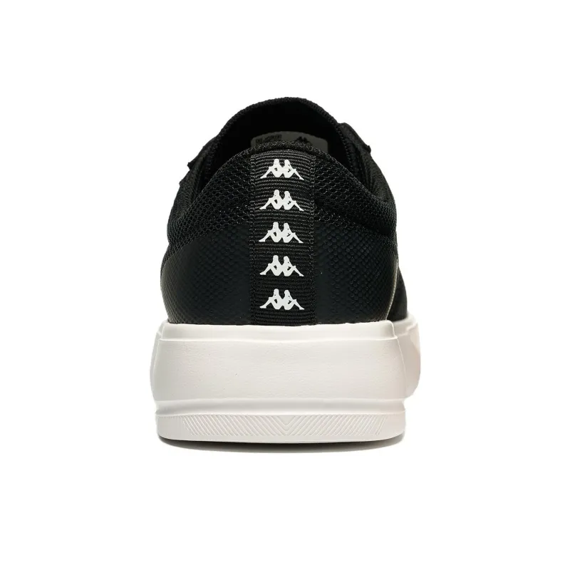 Kappa Slip Resistant Breathable Low Top Skateboard Shoes Men's Black-4