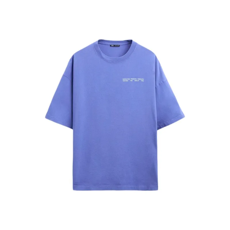ZARA T-Shirt Men's Blue / Lavender-0