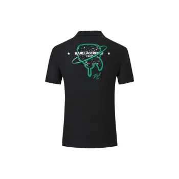 KARL LAGERFELD Polo Shirt Men's Black