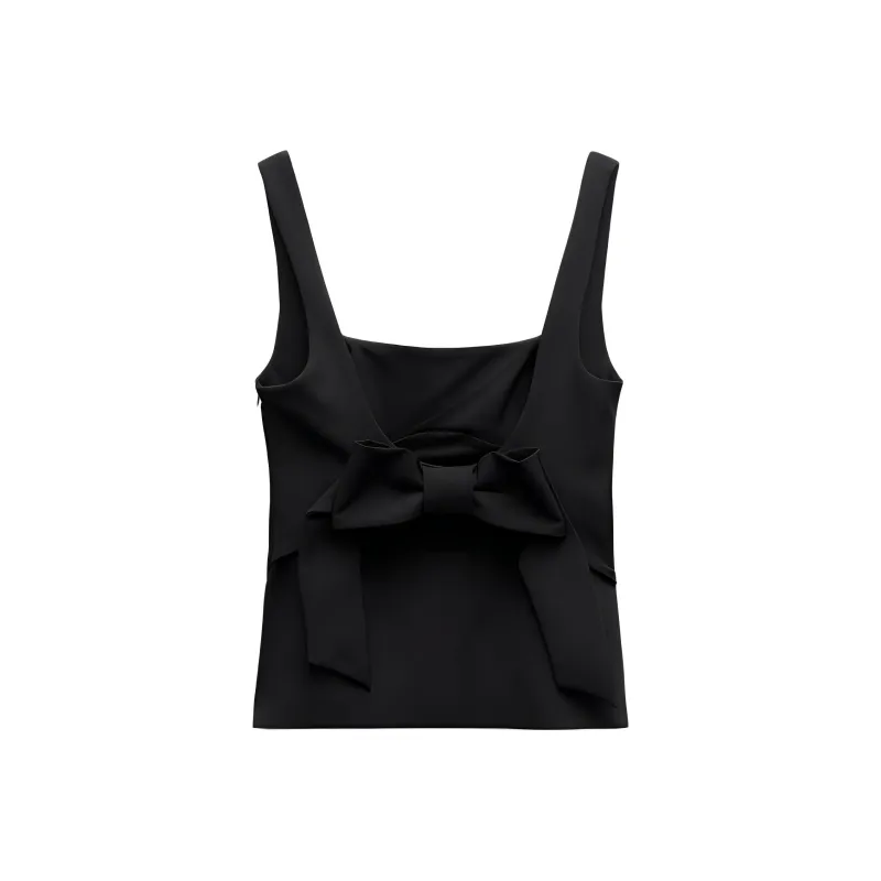 ZARA Tank Tops Women's Black-1