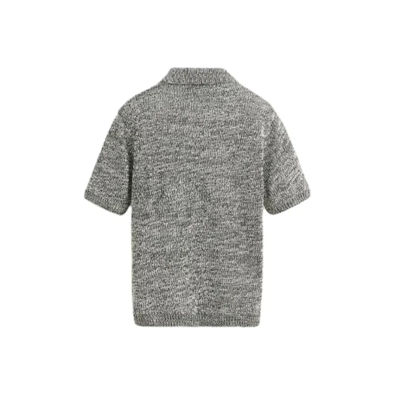 ZARA Polo Shirts Men Black-1
