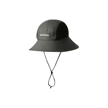 SALOMON Recycled Polyester Bucket Hats Unisex Gray