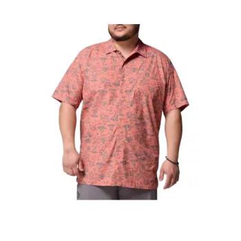 Columbia PFG Trollers Best Shirt Men's Orange Red