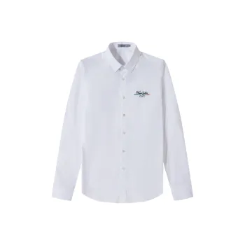 C'N'C New Order & Classics Series Fall Winter Long Sleeved Shirt Men's White