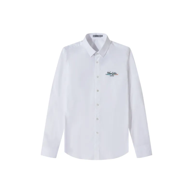 C'N'C New Order & Classics Series Fall Winter Long Sleeved Shirt Men's White-0