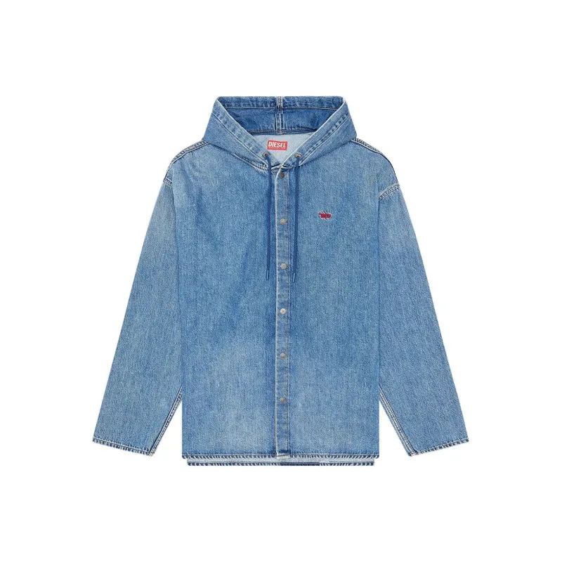 DIESEL Shirts Men Blue-0
