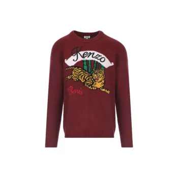KENZO Knitwear Men's Cameo Brown Red