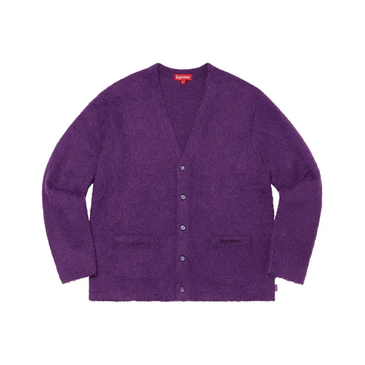 Supreme Brushed Mohair Cardigan-0