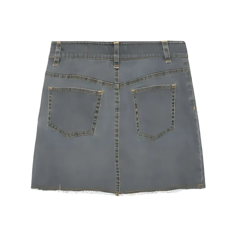 SOLIGHTER Denim Short Skirts Women's-1